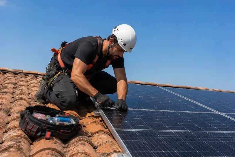 Maintenance et monitoring de panneaux solaires à Ostwald